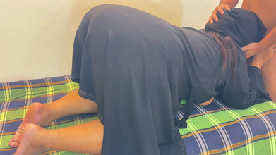 Aria Mia: Muçulmana gostosa esposa com marido e vai para hotel