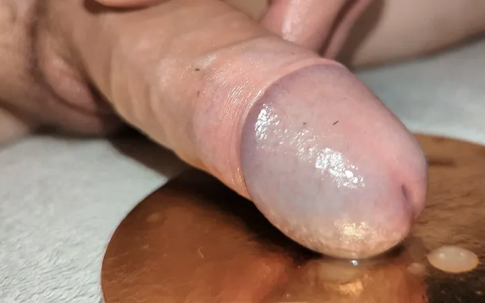 Wank Man: Oily uncut wank edge drip release multiple ruined cumshots close...