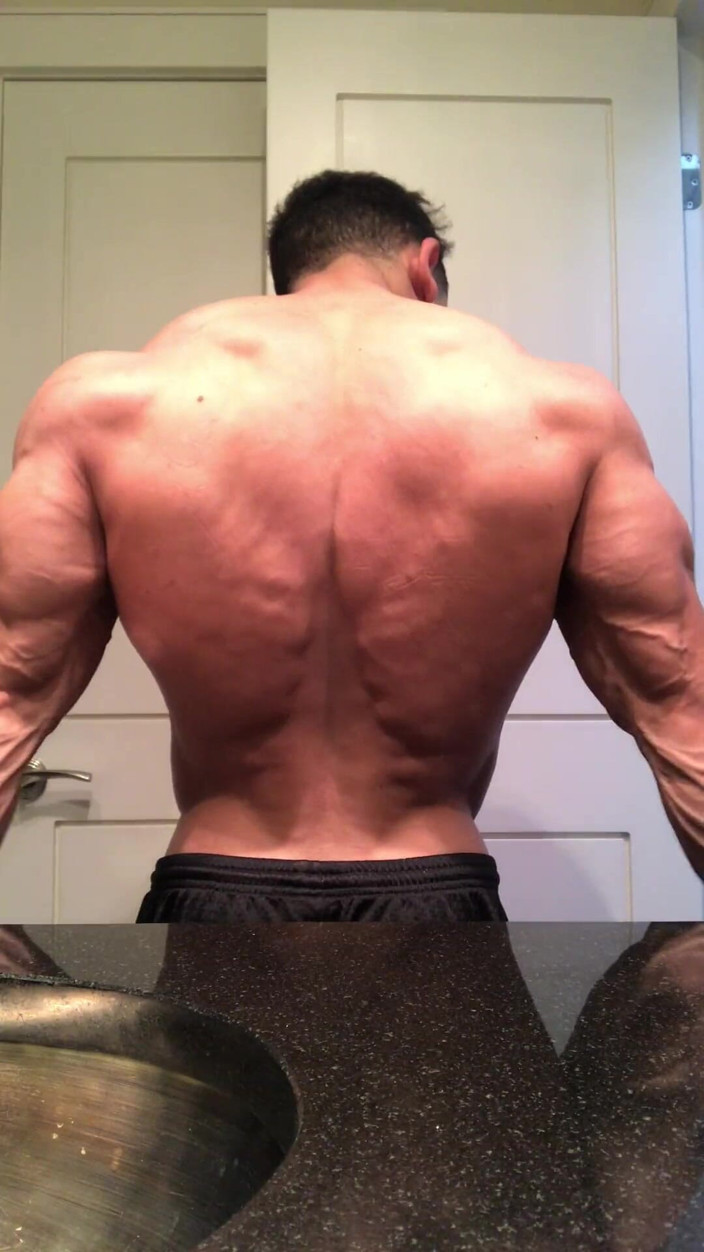 Benji Bastian: Jacked Bodybuilder Benji Bastian Flexing His Huge, Shredded, Muscles