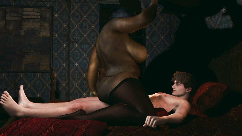 Wraith ward: Thick Black Samantha Rides on Top