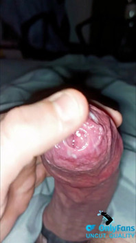 Cum Play with Phimosis Tight Foreskin