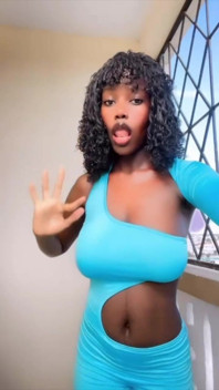 Sexy Natural Kenyan Ebony Babe Short Clip Just for You #01