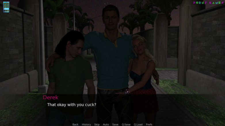 Porny Games: Paradise City by Twisted Arch - Cuck Eating Cum From His...