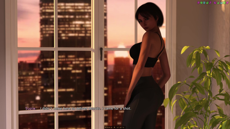 Porny Games: Suzie 可以通过两舔面包店做到这一点 - 在大城市的第一晚，冒险开始 1
