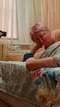 Mother-in-law's Mouth Makes My Dick Cum