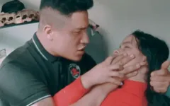 Poeira da manhã depois de se levantar para o trabalho