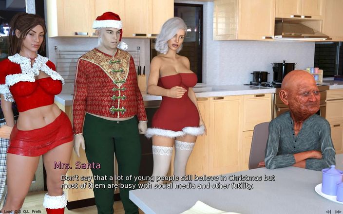 Dirty GamesXxX: Laura Lustful Secrets: Fruarna räddar julen avsnitt 2 Christmas Special