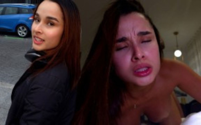 Abella olsen1: Latina Model Šuká Turistu V Madridu! - Abella Olsenová