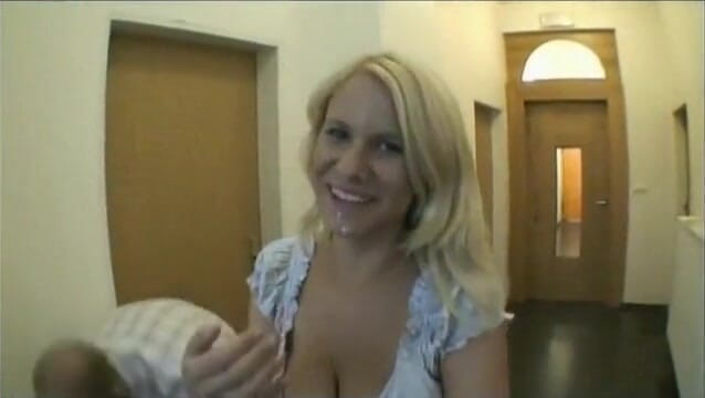 Facial flavor: Tammy really loves big cocks