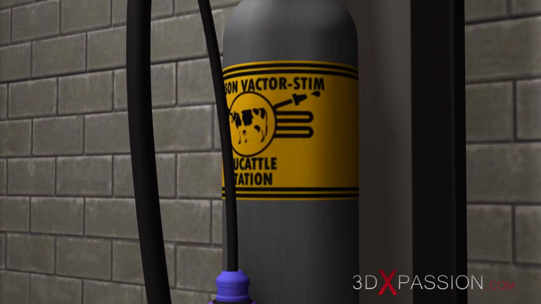 3dxpassion: Il master schiavo sbatte forte una sexy mora dai seni...