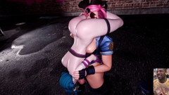 L6RD7BLU3 FUTA: Jinx hluboce kouří své nevlastní sestry transgender penis jako blázen,...