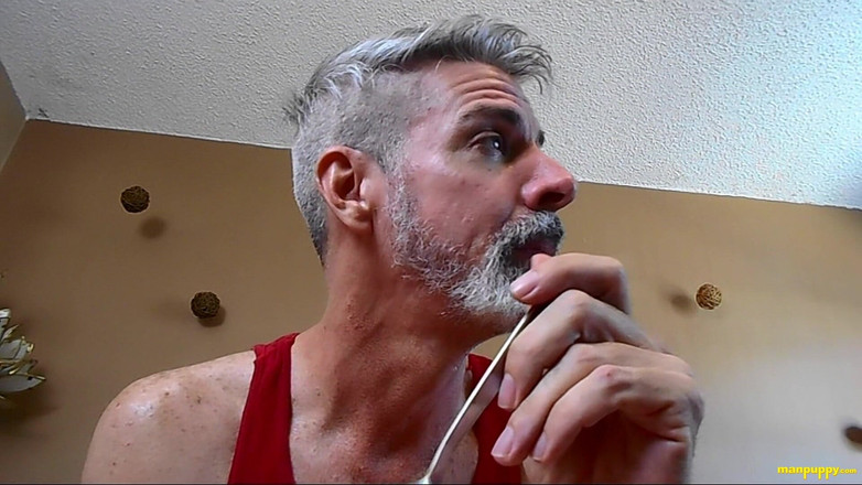 Man Puppy: Giant Stepdad Shares His Cereal with You - Daddy Giant 5