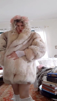 Transfurlady Plays with Her 10 Inch Futa Cock in Stunning Furcoats