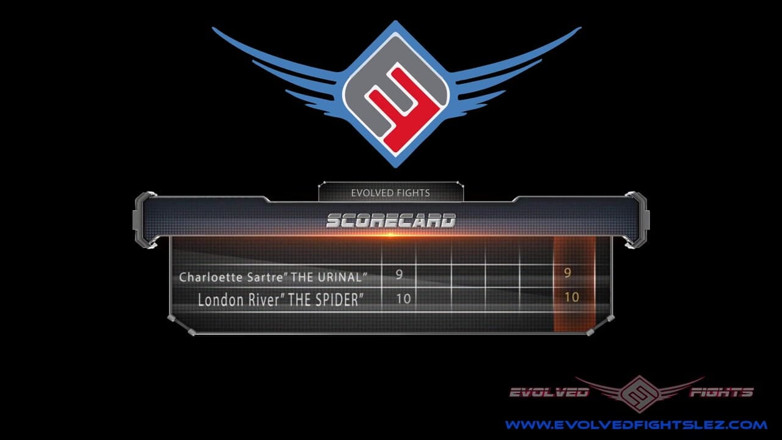 Evolved Fights Lez: London River vs Charlotte Sartre Prsatá děvka bitva
