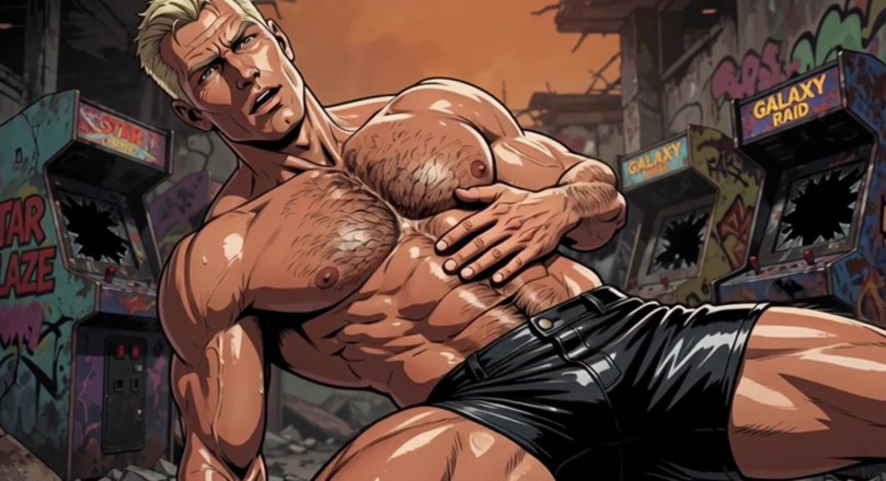 Erotic Man: Arcade animasyonunda terli