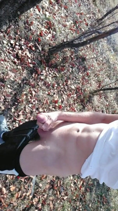 Dick Boys Studio: Guy caught jerking off in the park