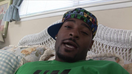 Black Market: Amazing Ebony Babe Gets Cum on Ass While Banging Bbc