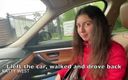 KattyWest: 18 yaşındaki Rus kız diyalogla bahşiş için arabada yarak emiyor