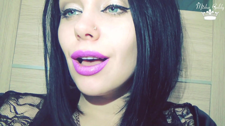 Goddess Misha Goldy: Dudaklar ve öpücükler
