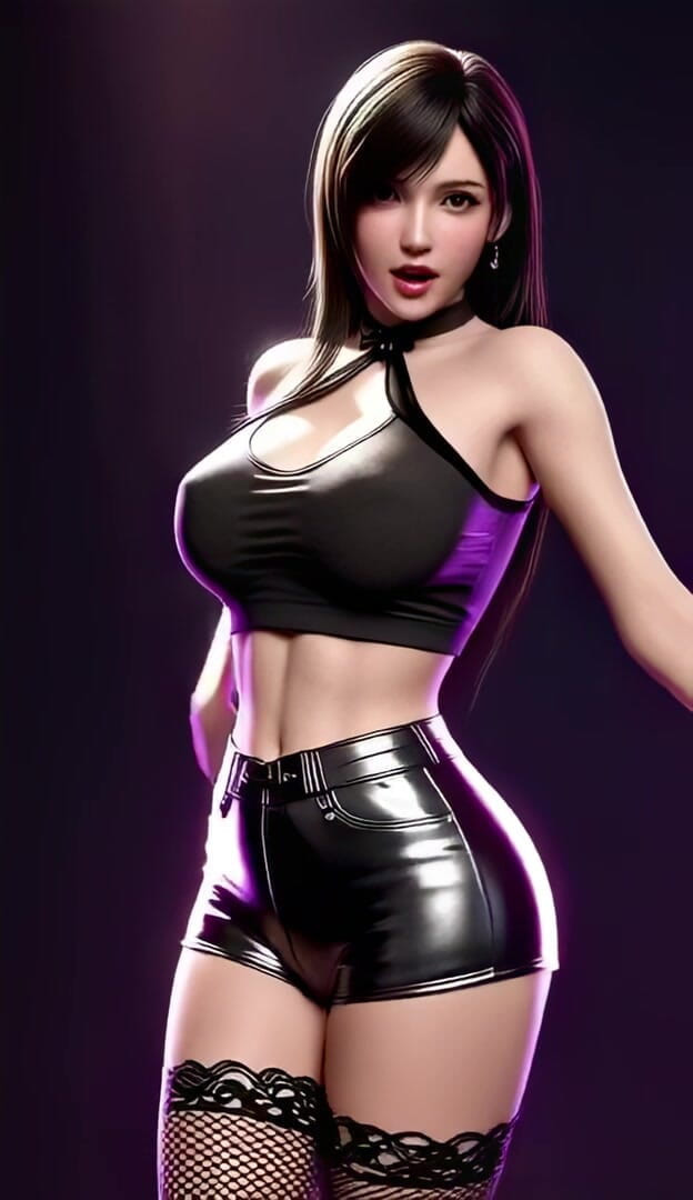 3D-Hentai Games: Tifa的激烈舞蹈（hellovenus - 我生病了）