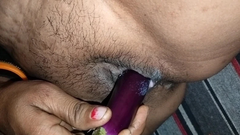 Madhu: Masturbating with Eggplant