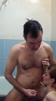Bathroom Fuck with Facial