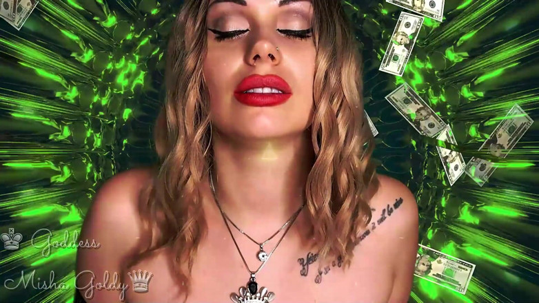 Goddess Misha Goldy: Okouzlující finanční HFO &amp; oční kontakt a ASMR! Finanční krach!