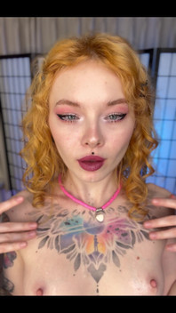 Would you like to spit on my tits and play with them like I do?