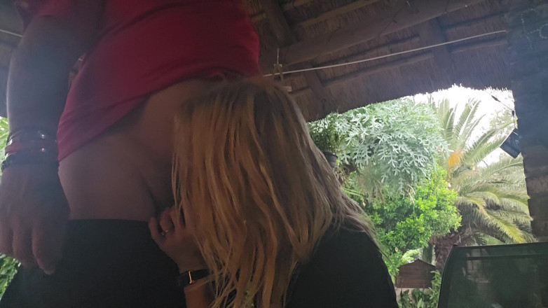 Sparowdox: 18 Year Old Sucking Cock Outdoor at Holiday Resort