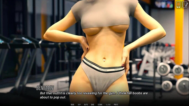 Dirty GamesXxX: 대학 문제 : 체육관에서 섹시한 핏의 소녀 ep 5