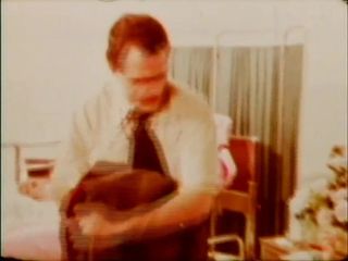 Vintage megastore: Sex în trei cu doctor retro asistentă pacientă