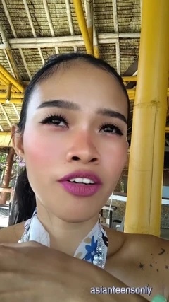 Beauty Speech and Introducing Huge Dildo After Having Fun Outside