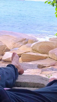 Punheta Ejaculação Surpresa Na Praia
