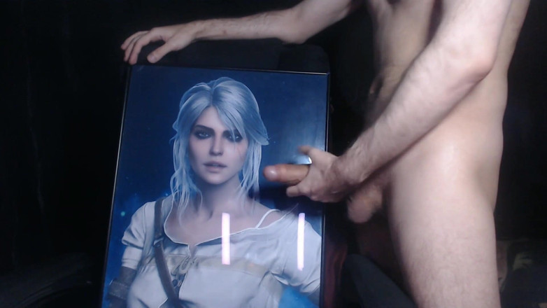 Alex Metallov: Cum Tribute for Ciri (game Character From Witcher 3)