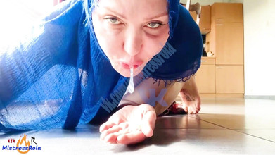 Mistressrola: Después de Iftar en Ramadán, dominatrix Rola