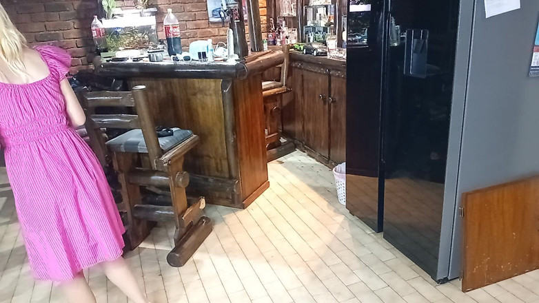 18blondteen: Ngentot lemari es sambil ditonton pacarku