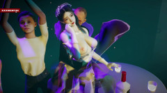 X Hentai: Bohyně zadek Firewall - 3D animace