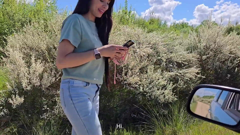 Labestiaylabella: Betrügende ehefrau mit ihrem nachbarn in der Öffentlichkeit im auto hardcore-footjob,...