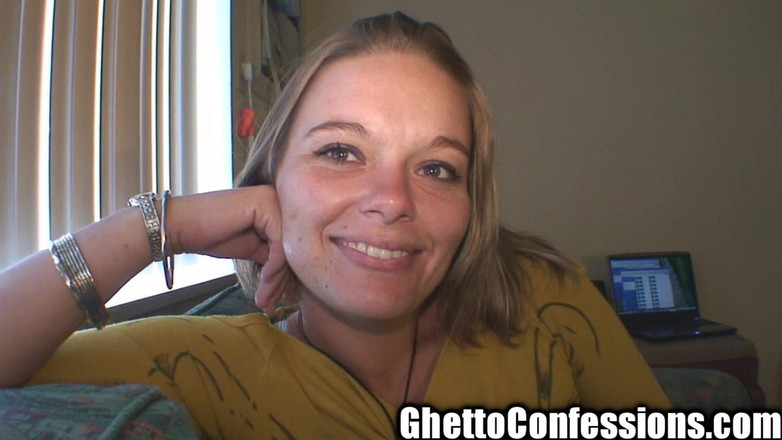 Ghetto Confessions: Happy Hottie Ghetto Woods Whore Sucks Dick Nicely