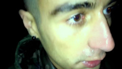 Idmir Sugary: Outdoor-Nachtwandern mit gesicht mit sperma bedeckt und spermaprobe