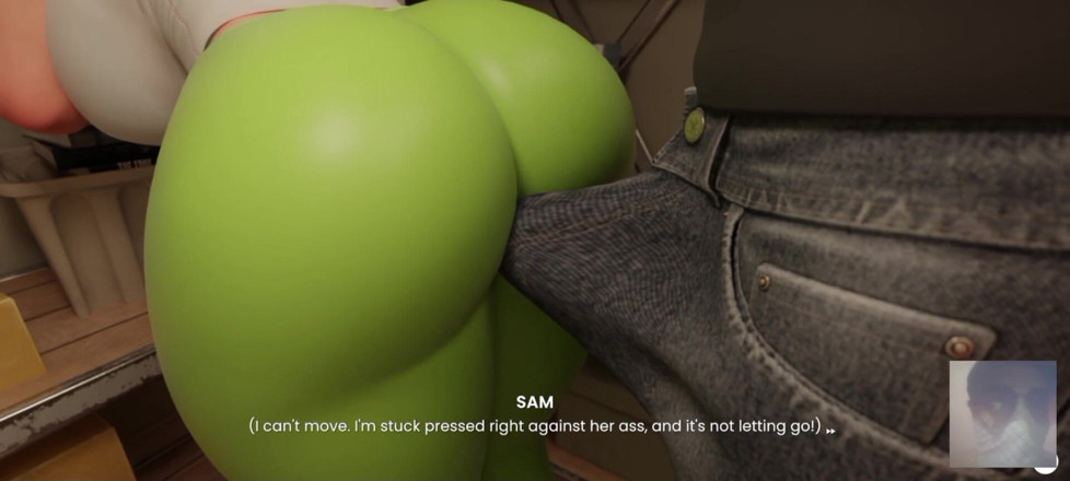 Dark Sam: Quente Meia-irmã Kim Possível Esfregar Sua Bunda Contra Meu Pau...