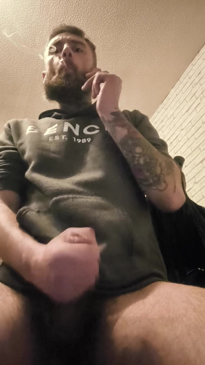 Smoking stoker: Fumar fetiche la masturbación