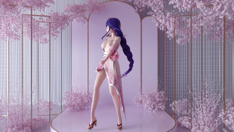 MikuMotion: Genshin inverkan; Blissens rena land; Kimono