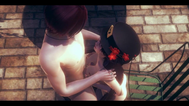 HentaiTubes: Genshin Impact Hentai - Hu Tao Boobjob and Anal with Creampie...