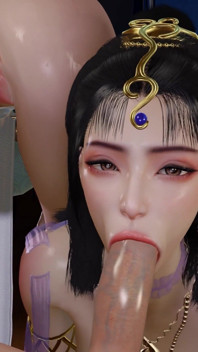 Dua awek miang 3D berkongsi satu zakar besar
