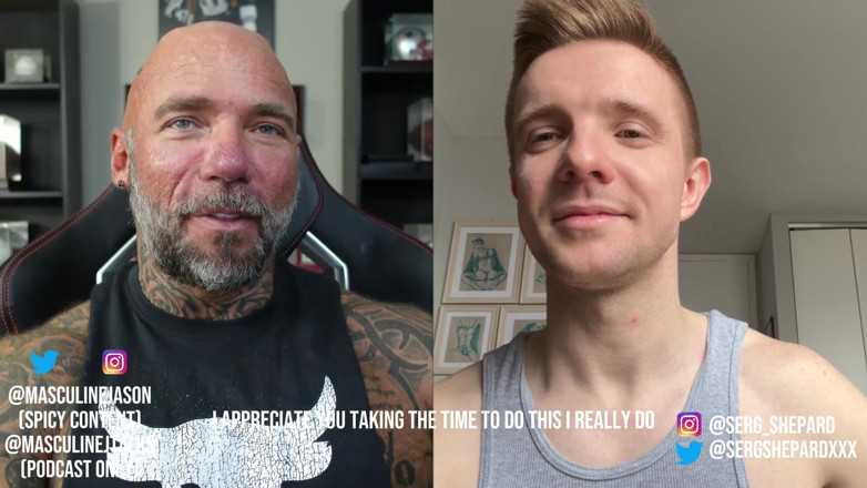 Raw and Uncensored with Masculine Jason: Porn Star Confessions - Serg Shepard (ตอนที่ 154)