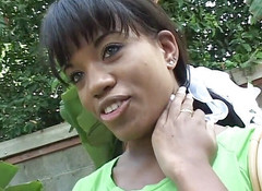 Dark Extreme: Sexy ebenholz-mädchen bläst und reitet bbc