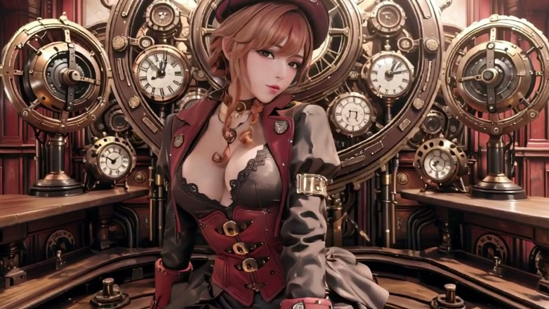 Seraphina Vale: Steampunk Duchess! Awek Mekanikal berambut merah mengusik di Dewan Gear.
