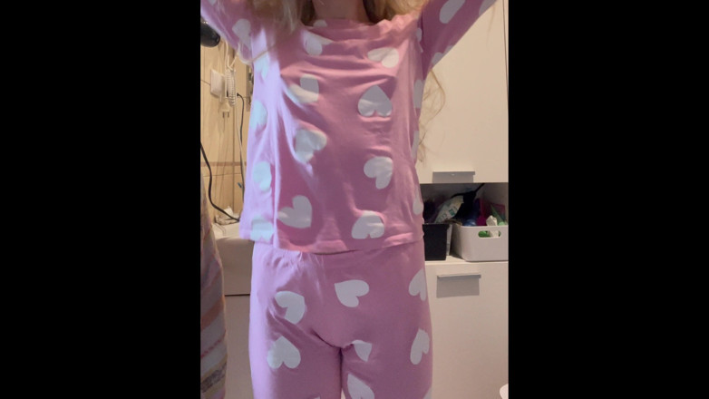 Inga lillypop girl: Baba için sabah striptiz