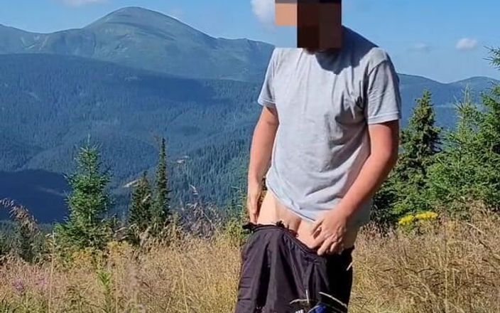 Wanker forever: Mijn aftrekbeurt in de bergen. Prachtige natuur